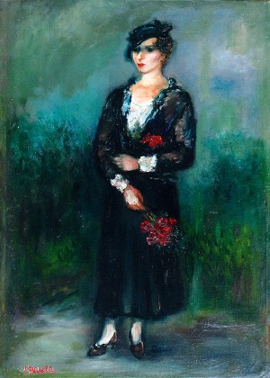 Jakub Zucker (1900 - 1981), Kobieta z kwiatami