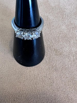 TRILOGY IN WHITE GOLD WITH LAB GROWN DIAMONDS - TRIL LG4