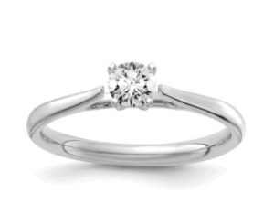 GOLD RING WITH LAB GROWN DIAMONDS - 403 LG