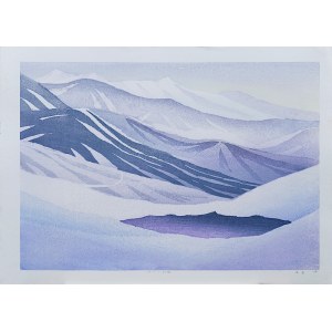 Asahara Sanae (attiva dal 1990 al 2010), Fiocco di neve - Alpi giapponesi settentrionali, Giappone, 2008.