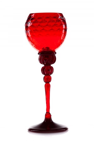 Jerzy SŁUCZAN-ORKUSZ (1924 - 2002), Decorative chalice H-675/73, Institute of Glass and Ceramics in Kraków