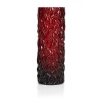 Pressed glass vase