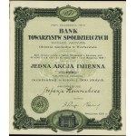 Poland, registered share for 500 zlotys, 1929, Warsaw