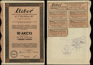 Poland, 10 shares at 100 zlotys = 1,000 zlotys, 1934