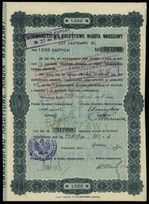 Republic of Poland (1918-1939), set of 3 securities