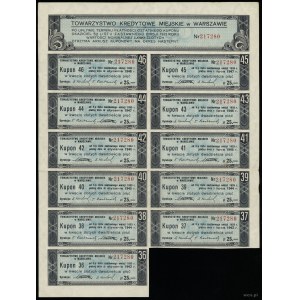 Rzeczpospolita Polska (1918-1939), zestaw 3 papierów wartościowych