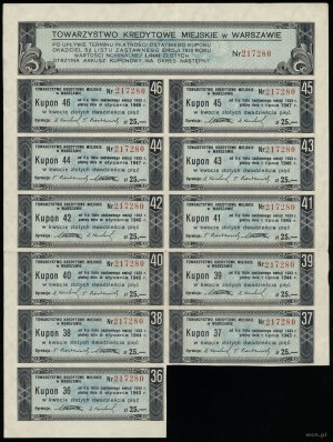 Republic of Poland (1918-1939), set of 3 securities