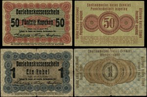 Poland, set: 1 ruble and 50 kopecks, 17.04.1916, Poznań