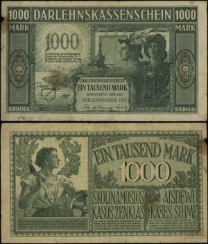 Poland, 1,000 marks, 4.04.1918, Kaunas