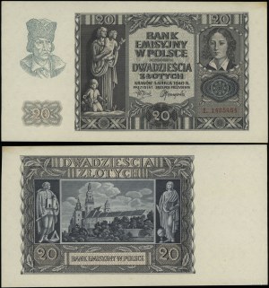Poland, 20 zloty, 1.03.1940