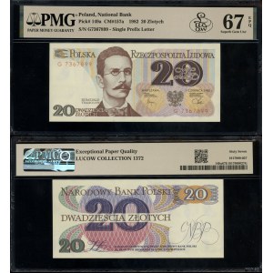 Polska, 20 złotych, 1.06.1982, G