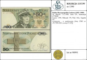Poland, 50 zloty, 1.12.1988