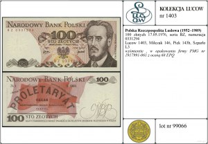 Poland, 100 zloty, 17.05.1976