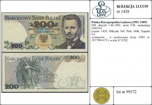 Poland, 200 zloty, 1.06.1982