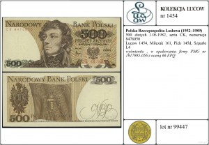 Poland, 500 zloty, 1.06.1982
