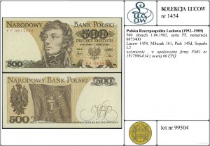 Poland, 500 zloty, 1.06.1982