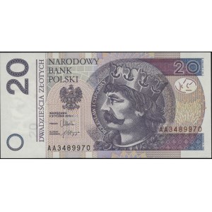 Polska, 20 złotych, 5.01.2012, AA