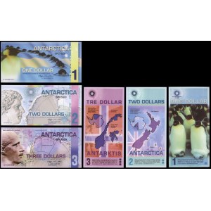 Antarktyda, zestaw 6 banknotów, 2008-2011