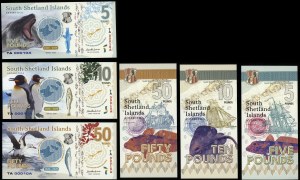 Antarctica, set of 6 bills, 2020