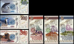 Antarctica, set of 6 bills, 2020
