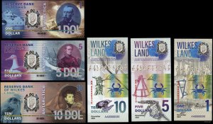 Antarctica, set of 6 bills