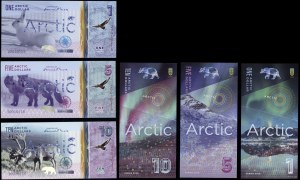 Arctic areas, set of 6 bills