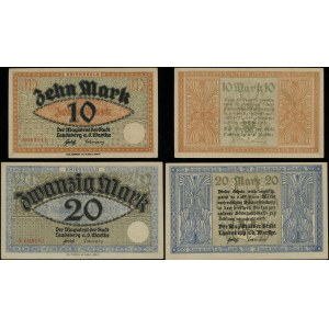 Brandenburgia, zestaw: 10 i 20 marek, bez daty (1918)