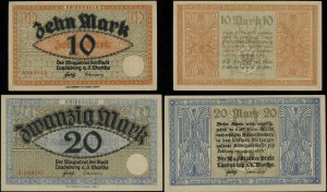 Brandenburg, set: 10 and 20 marks, no date (1918)