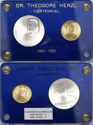 Israel, set of 2 coins, 1960, Bern