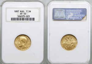 Russia, 7 1/2 rubles, 1897, St. Petersburg