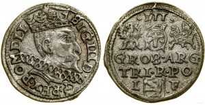 Poland, anomalous trojak, no date
