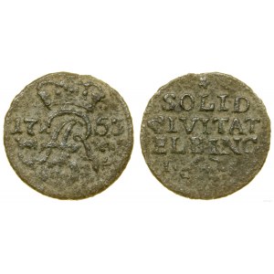 Polska, szeląg, 1763 ICS, Elbląg