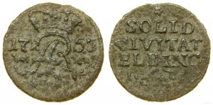 Poland, sheląg, 1763 ICS, Elbląg