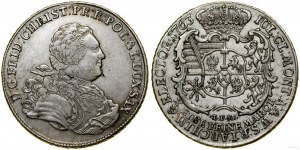 Saxony, thaler, 1763 IFôF, Dresden