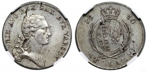 Poland, two-zloty (1/3 thaler), 1810 IS, Warsaw