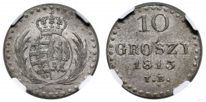 Poland, 10 groszy, 1813 IB, Warsaw