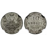 Poland, 10 groszy, 1840 MW, Warsaw