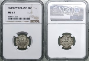 Poland, 10 groszy, 1840 MW, Warsaw