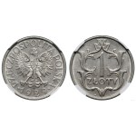 Poland, 1 zloty, 1929, Warsaw