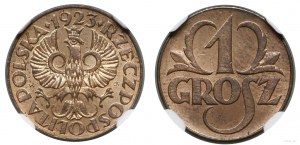 Poland, 1 penny, 1923, Kings Norton
