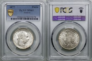 Austria, 1 florin, 1877, Vienna