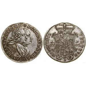 Niemcy, 2/3 talara (gulden), 1742, Zerbst