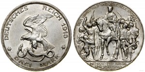 Germany, 3 marks, 1913, Berlin