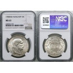 Hungary, 5 crowns, 1900 KB, Kremnica