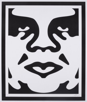Shepard Fairey, Obey 3-face, tryptyk