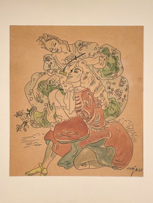 Maja BEREZOWSKA (1893 - 1978), Scena romantyczna: 1960