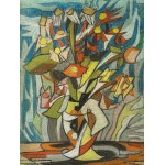 Maria Ewa ŁUNKIEWICZ-ROGOYSKA (1895-1967), Kwiaty w wazonie;  