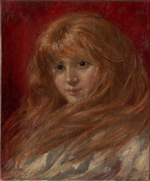 Kasper ŻELECHOWSKI (1863 - 1942), Portret młodej kobiety;