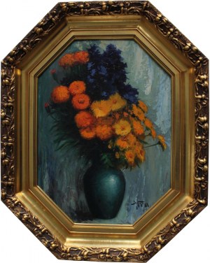 Abraham Behrmann, Flowers in a Vase