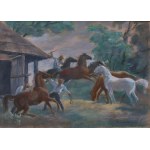 Waclaw Borowski, Walking the Horses